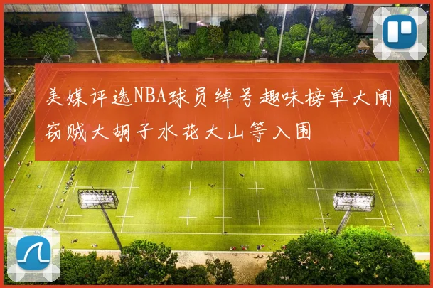 美媒评选NBA球员绰号趣味榜单大闸窃贼大胡子水花大山等入围